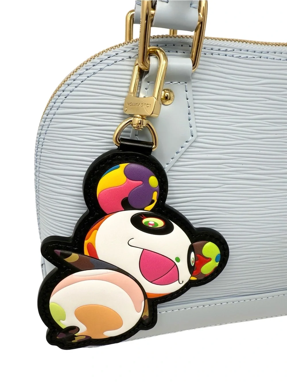 Louis Vuitton Takashi Murakami Alma BB Epi Blue Multicolor Panda